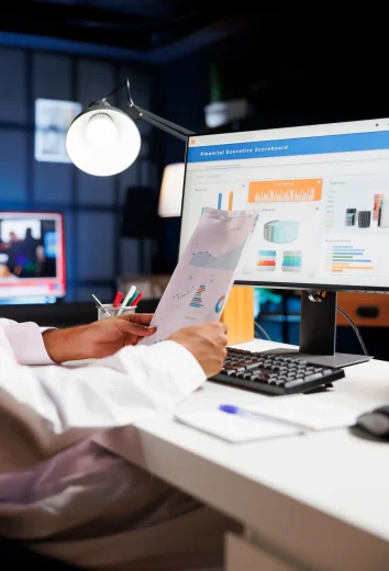 computer-screen-showing-business-charts